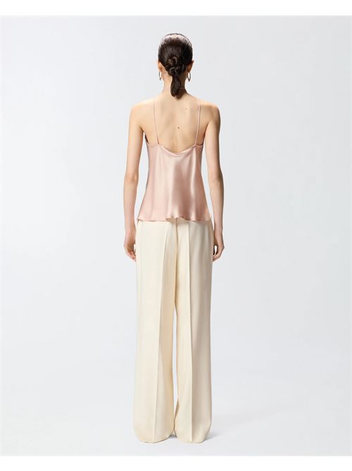 Top in satin con scollo all'americana PINKO | 106621A1Y5/Q35